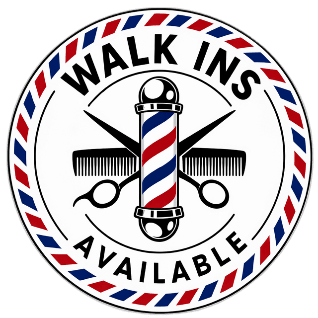 Walk-ins available badge
